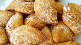 SFOGLIATELLE RIPIENE DI NUTELLA⭐RITA CHEF  Senza strutto [upl. by Eudo]