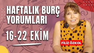 FİLİZ ÖZKOL İLE HAFTALIK BURÇ YORUMLARI  16  22 EKİM [upl. by Mercuri]