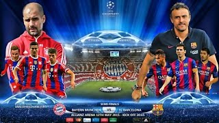 Bayern Munich vs Barcelona 32 Full Match 1St HalfEng UEFA Champions League 1252015 [upl. by Oneladgam]