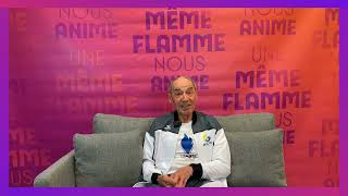 Interview Michel BERTRAND  porteur de la flamme olympique à Miramas [upl. by Westland]