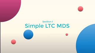 Simple LTC MDS MDS Learning Simple amp Fun Section I Explained by Jen RN RACCT [upl. by Annaiek884]