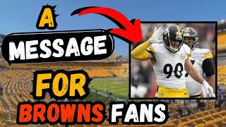 A Message To Cleveland Browns FANS From Steelers Nation Australia [upl. by Esila]