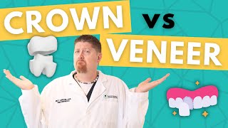 Crowns vs Veneers  Benefits Cost amp More  Dr Brett Langston [upl. by Barbabas567]