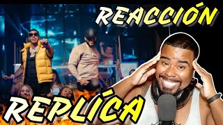 CJ  REPLICA FT EL ALFA OFFICIAL VIDEO REACCION [upl. by Bealle]