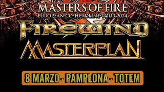 Masterplan  Masters Of Fire Tour 2024  Live Villava  Pamplona  8032024 [upl. by Yrreb]