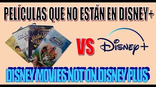 Películas DISNEY de mi colección QUE NO ESTÁN EN DISNEY PLUS Disney Movies NOT ON Disney [upl. by Eenattirb]