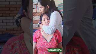 female cervical spondylitis treatment by drdeepanshi physiotherapist chiropractic trending [upl. by Kara]