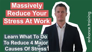 Preventing Workplace Stress  4 Major Causes Of Stress amp What To Do [upl. by Nilhsa674]