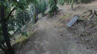 60yo first bike park run [upl. by Ahsetal836]