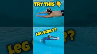 Swimming Tips for Easy Kicking 🏊 swimming swimmingtips learnswimming [upl. by Corbet]