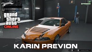 GTA Online Karin Previon Customization and Gameplay [upl. by Gunther]