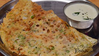 Hotel Style Crispy Rava Dosa Onion Rava Dosa Lockdown Recipes [upl. by Vally]