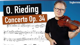 Rieding Concerto in G Major Op 34 1 Movement Violin Sheet Music Piano Accompaniment [upl. by Atiuqal]