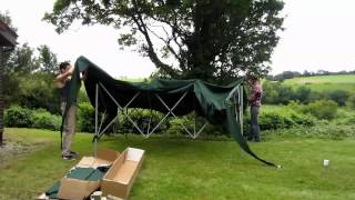 How to erect a Gazebo under four minutes mp4 [upl. by Alenson]