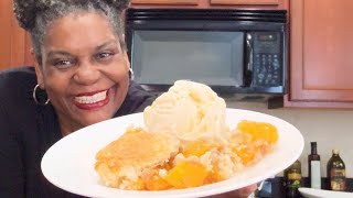 Easy Peach Cobbler Recipe Better than Krispy Kreme’s [upl. by Ole863]