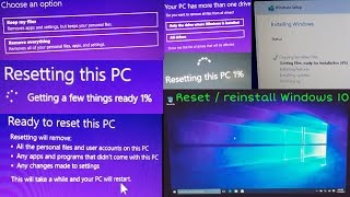 How to Reinstall Windows 10 Without Losing Data  Reset Windows [upl. by Notnyw]