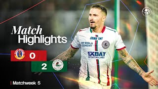 Match Highlights  East Bengal FC 02 Mohun Bagan Super Giant  MW 5  ISL 202425 [upl. by Alla]