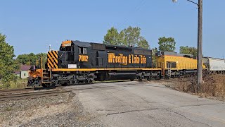 Back In Greenwich Part 2 With Csx Ohio Railfan Plus W amp L E 7012 Operation Lifesaver [upl. by Haon]