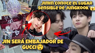 JIKOOK  LUGAR SENSIBLE DE JUNGKOOK😱JIN SERÁ EMBAJADOR DE GUCCI😲jikook [upl. by Blayze]