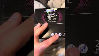 Swiffer wet jet heavy duty mopping pad unboxing [upl. by Casimire]