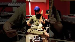 Practice of Dilruba Instrument First Lesson I Dilruba I Gurmat Sangeet [upl. by Mathur]