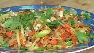 Papaya Salad  Fresh Flavors [upl. by Woodley828]