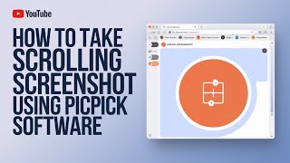 How to Take Scrolling Screenshot Using PicPick Software [upl. by Krawczyk]