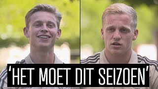 Frenkie en Donny hopen op Sturm Graz [upl. by Irrac130]