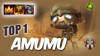 Wild Rift Amumu Top 1  S10 RUSH Challenger ranked game  build [upl. by Bajaj728]