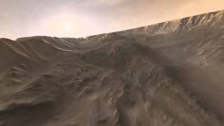 Flight into Mariner Valley Valles Marineris HD [upl. by Grubman420]