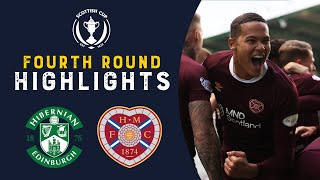 Hibernian 03 Hearts  Hearts Dominate Edinburgh Derby  Scottish Cup Fourth Round 202223 [upl. by Gosser]