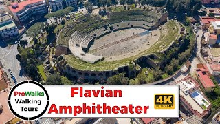 Roman Amphitheater in Pozzuoli Italy  Walking Tour  4K [upl. by Ailsa602]