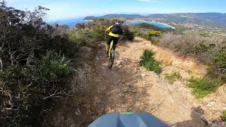 MTB Trail ELBA 500 con MIRCO MONTAGNI  Monte Tambone Isola dElba [upl. by Yetta]