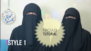 niqab tutorialلفات نقاب [upl. by Hutchins566]