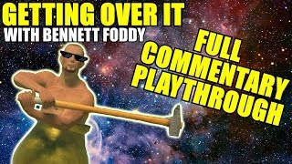 Getting Over It With Bennett Foddy Full Playthrough  Commentary Run [upl. by Emyle]