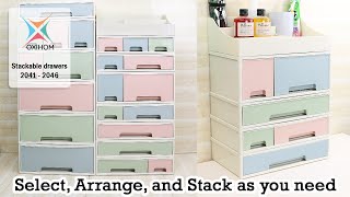 S2041  S2046 Oxihom stackable drawers [upl. by Graner]