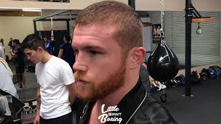 HUMBLE CANELO GIFTS RYAN GARCIA BOXING BOOTS TELLS STORY WHEN HE COULDNT AFFORD NEW SHOES [upl. by Elhsa]