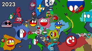 History of Europe 19002024 Countryballs Best version [upl. by Jeritah]