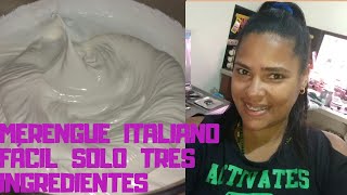 Receta MERENGUE ITALIANO💓 Todody los tips para no fallar en el intento [upl. by Jeannie284]