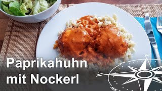 Paprikahuhn mit Nockerl  Lust auf Österreich [upl. by Nyrroc]