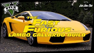 Fast amp Furious 6  Lamborghini Gallardo  GTA V Car Build Tutorial VACCA [upl. by Hu691]