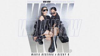 Maria Becerra Becky G  WOW WOW Official Video [upl. by Denae]