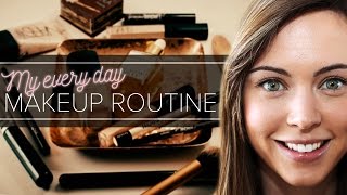 MY EVERY DAY MAKEUP ROUTINE  HANNAH MAGGS [upl. by Nawotna374]