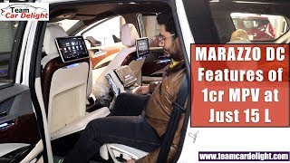 Mahindra Marazzo DC Modification  Features of 1 Cr MPV in 15 L OnRoad Price  Team Car Delight [upl. by Ettelliw]