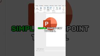 Simple PowerPoint Tutorial powerpointpresenation graphicdesign tutorial [upl. by Rodmann]