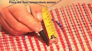 Raychem Quicknet Floor Heating Mat Installation [upl. by Bonnes]