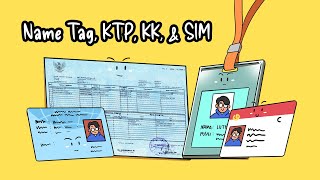 Name Tag KTP KK amp SIM  Benda Mati Universe [upl. by Pennebaker]