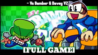 Friday Night Funkin  VS Bamber amp Davey V2 FULL GAME VS Dave and Bambi Fangame [upl. by Wohlert]