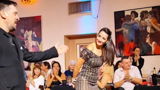 Milonga Vieja Milonga DArienzo Becky Navarro y Lucas RobañeraEn Lo de Balmaceda 25ene24 44 [upl. by Auqenaj]