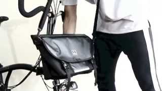 Vincita  B205MB Messenger Bag for Brompton [upl. by Akcirred]